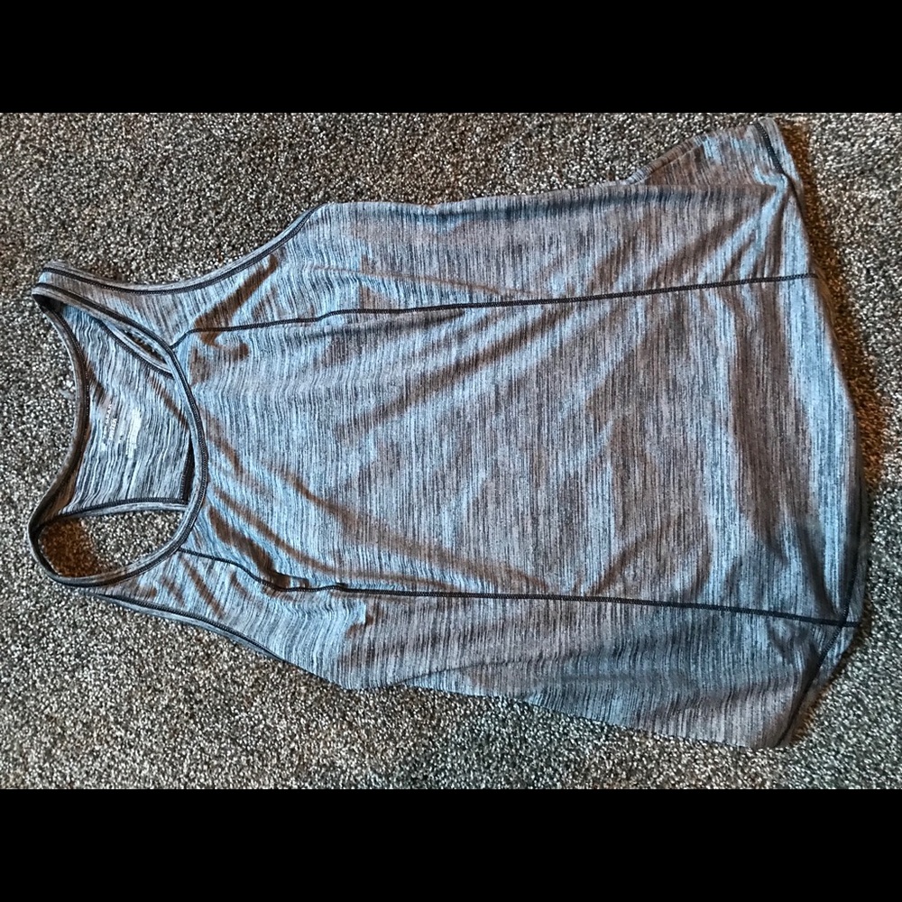 Multi color gray work out tang-top